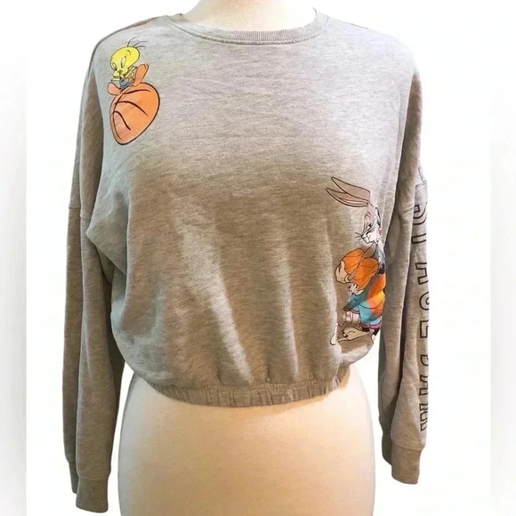 Space Jam X Looney Tunes Graphic Crop Top - Picture 1 of 8